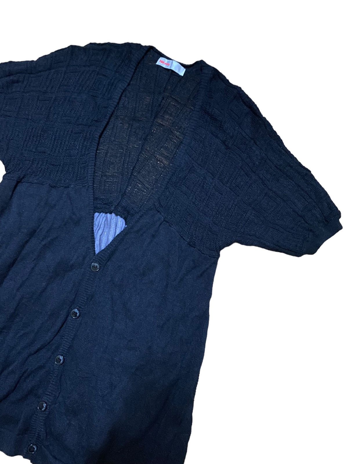 Issey Miyake 💥Issey Miyake Ne Net Knit Button Shirt Size S / US 4 / IT 40 - 3 Thumbnail