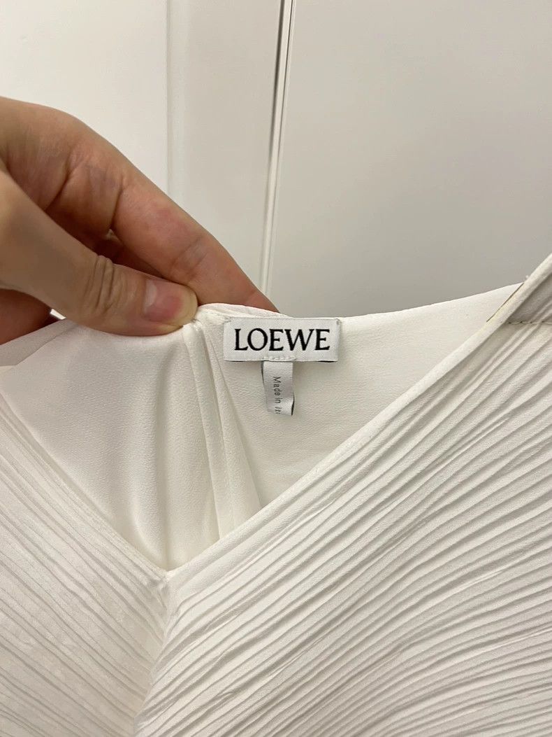 Loewe LOEWE White shirt Size XS / US 0-2 / IT 36-38 - 2 Thumbnail