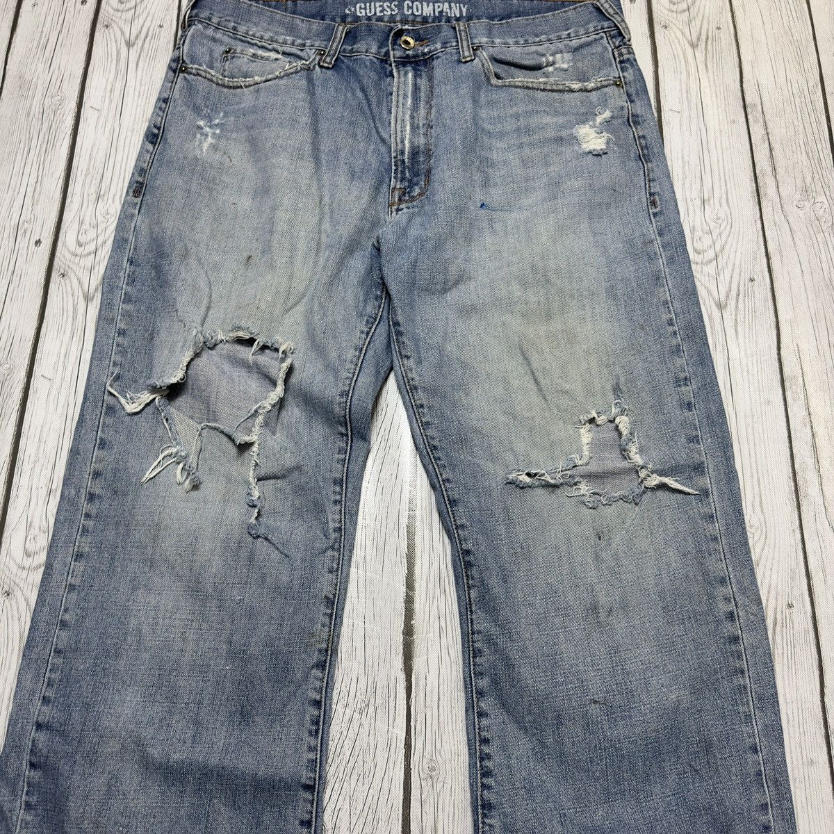 Guess × Vintage Vintage Guess jeans Size US 36 / EU 52 - 3 Thumbnail