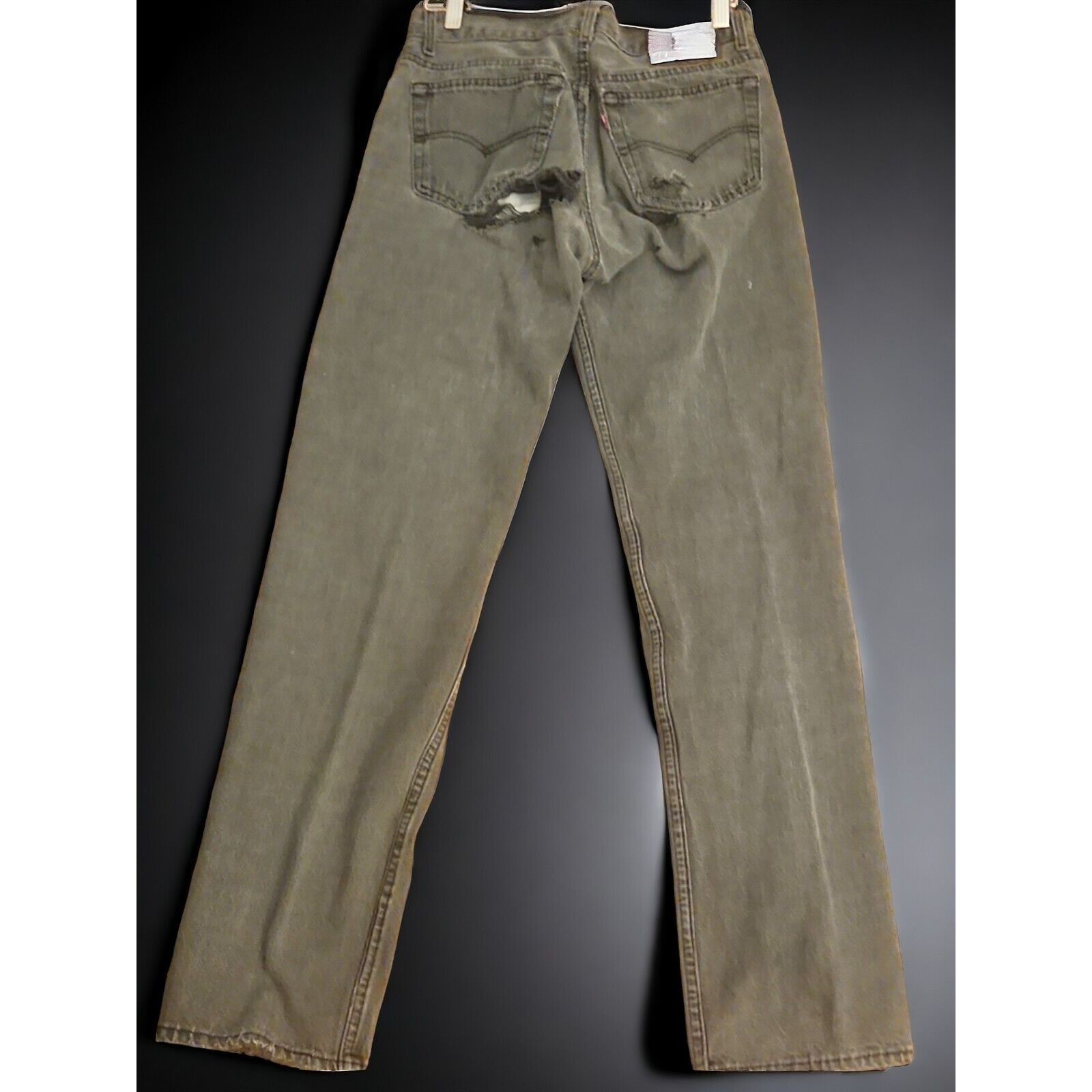 Levi's Levis 501 80S Vtg Distressed Jeans Button Fly Mens 32x32 Bla Size US 32 / EU 48 - 8 Thumbnail