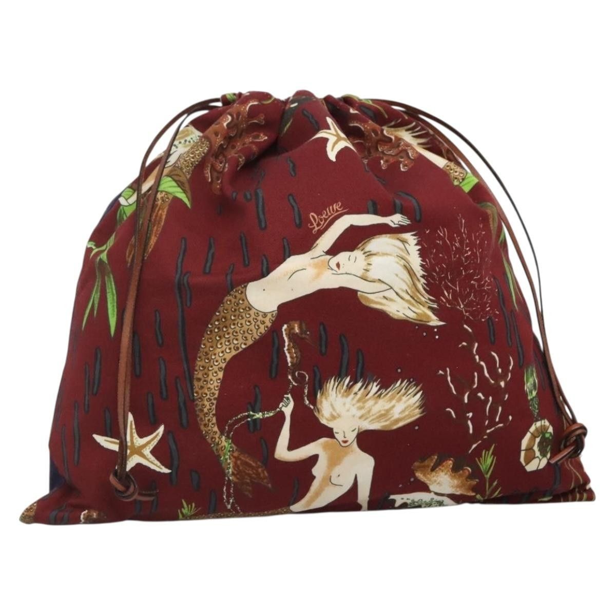 Loewe Loewe Paula Drawstring Pouch Printed Canvas Size ONE SIZE - 1 Thumbnail
