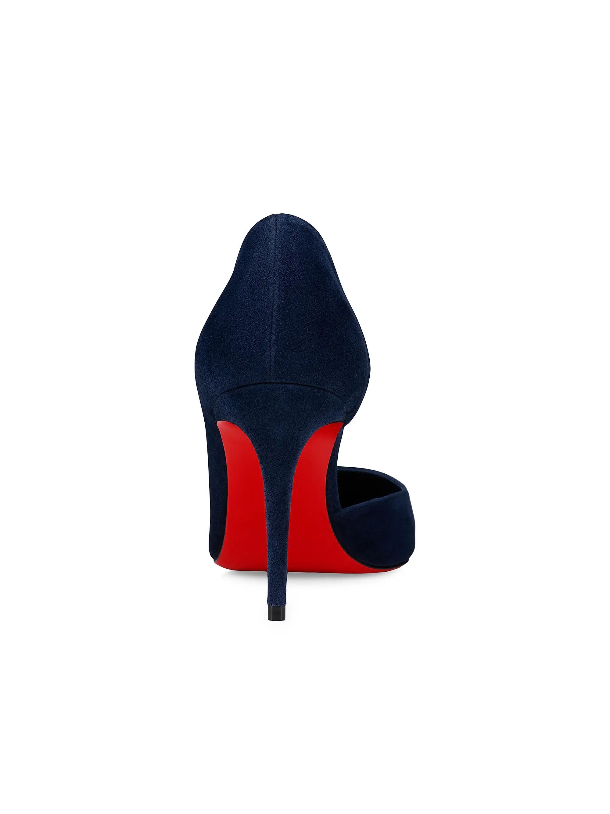 Christian Louboutin os11x0126 Iriza Veau Velours 85mm Pumps in Blue Size US 9 / IT 39 - 3 Thumbnail