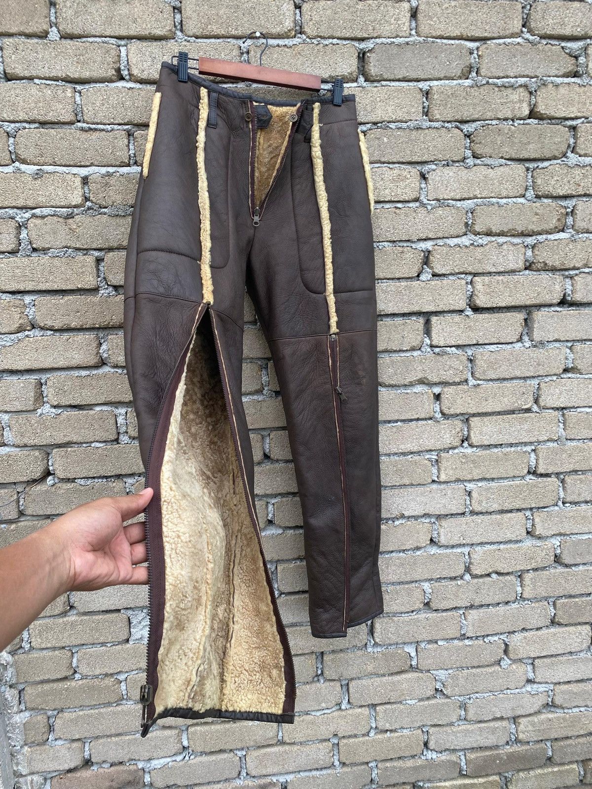 Yoshiyuki Konishi Yoshiyuki Konishi B3 Sheepskin Shearling Leather Pant 29-30 Size US 30 / EU 46 - 11 Thumbnail