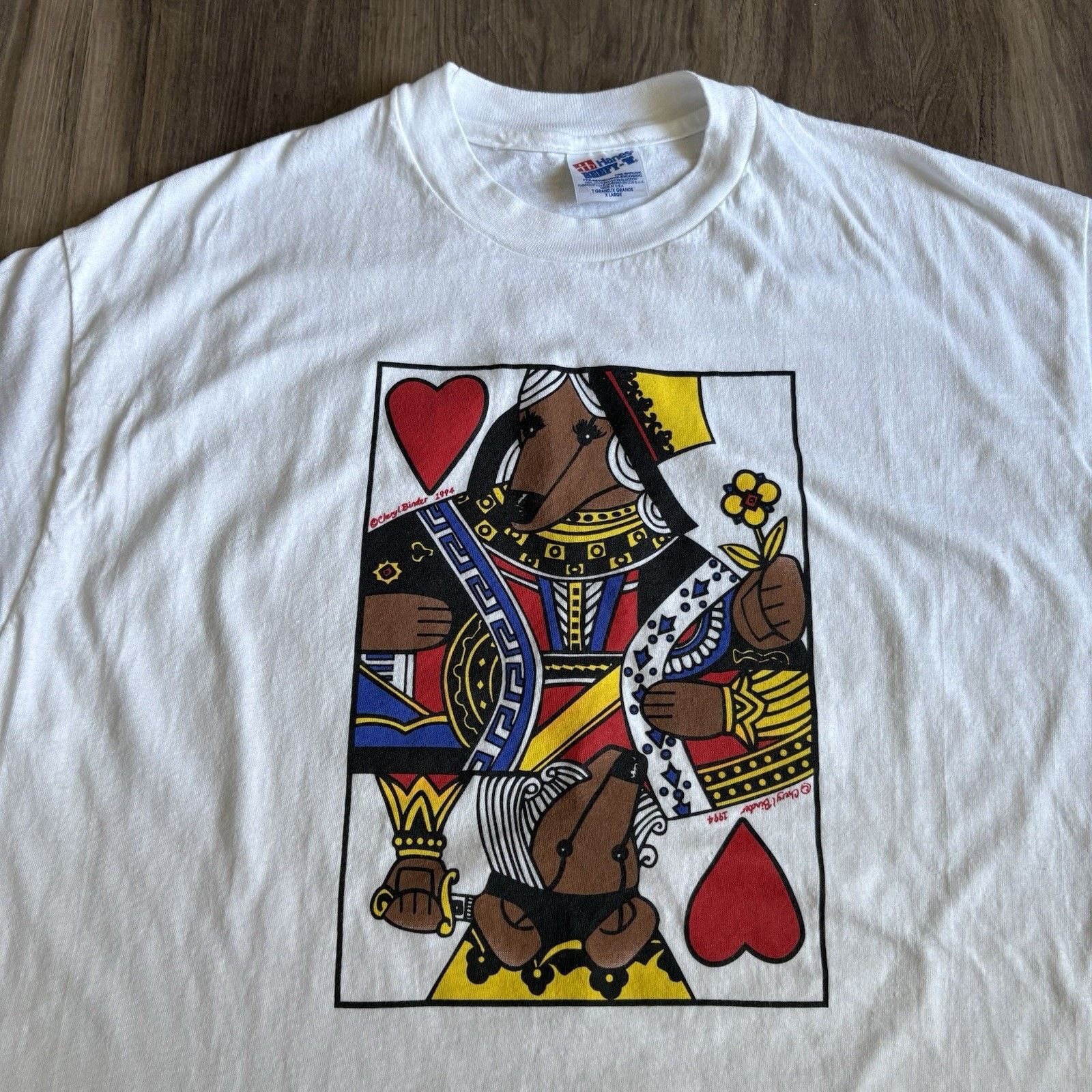 Vintage Vintage Art T-Shirt Size XL 1990s Cards Size US XL / EU 56 / 4 - 2 Thumbnail