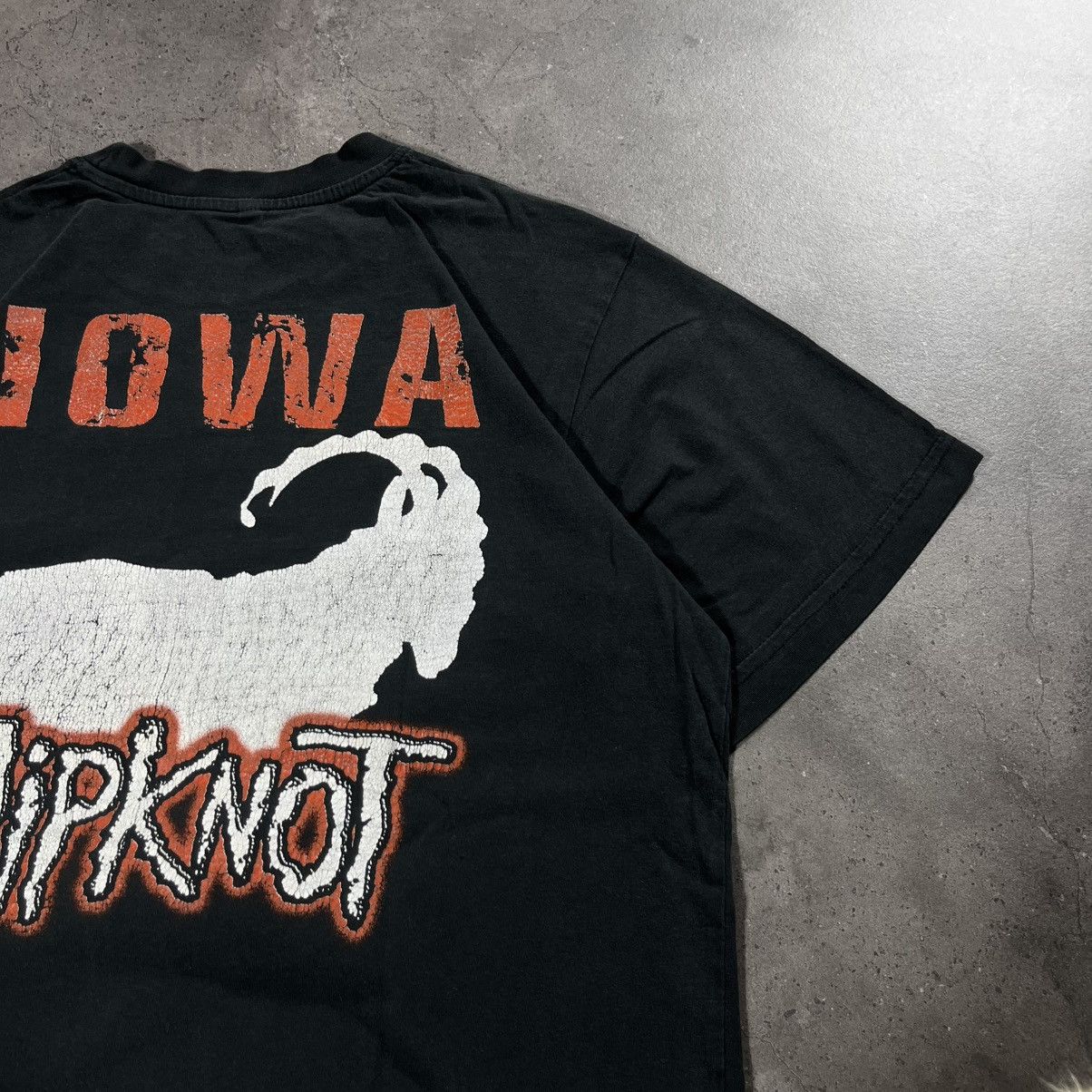 Slipknot Vintage 00s Slipknot Iowa goat big logo heavy metal tee Size US L / EU 52-54 / 3 - 5 Thumbnail