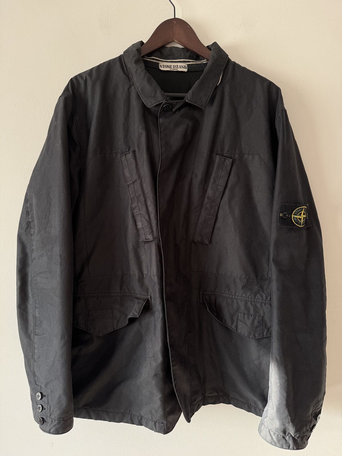 Stone Island 🔥🔥 Vintage Stone Island Black Utility Jacket Size US XXL / EU 58 / 5 - 1 Thumbnail