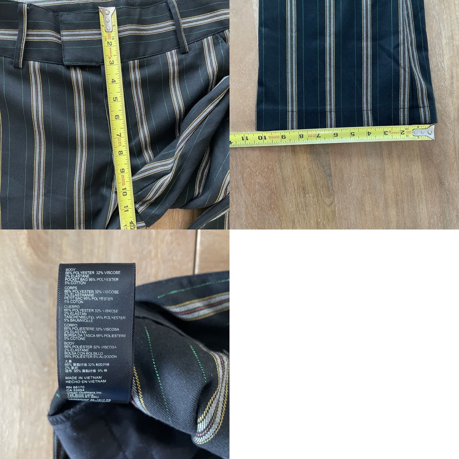 Urban Outfitters Urban Outfitters Relaxed Bootcut Pants Womens Size 4 Black 29x31 High Rise Bootscoat Style Dress Pants Size 27" / US 4 / IT 40 - 8 Thumbnail