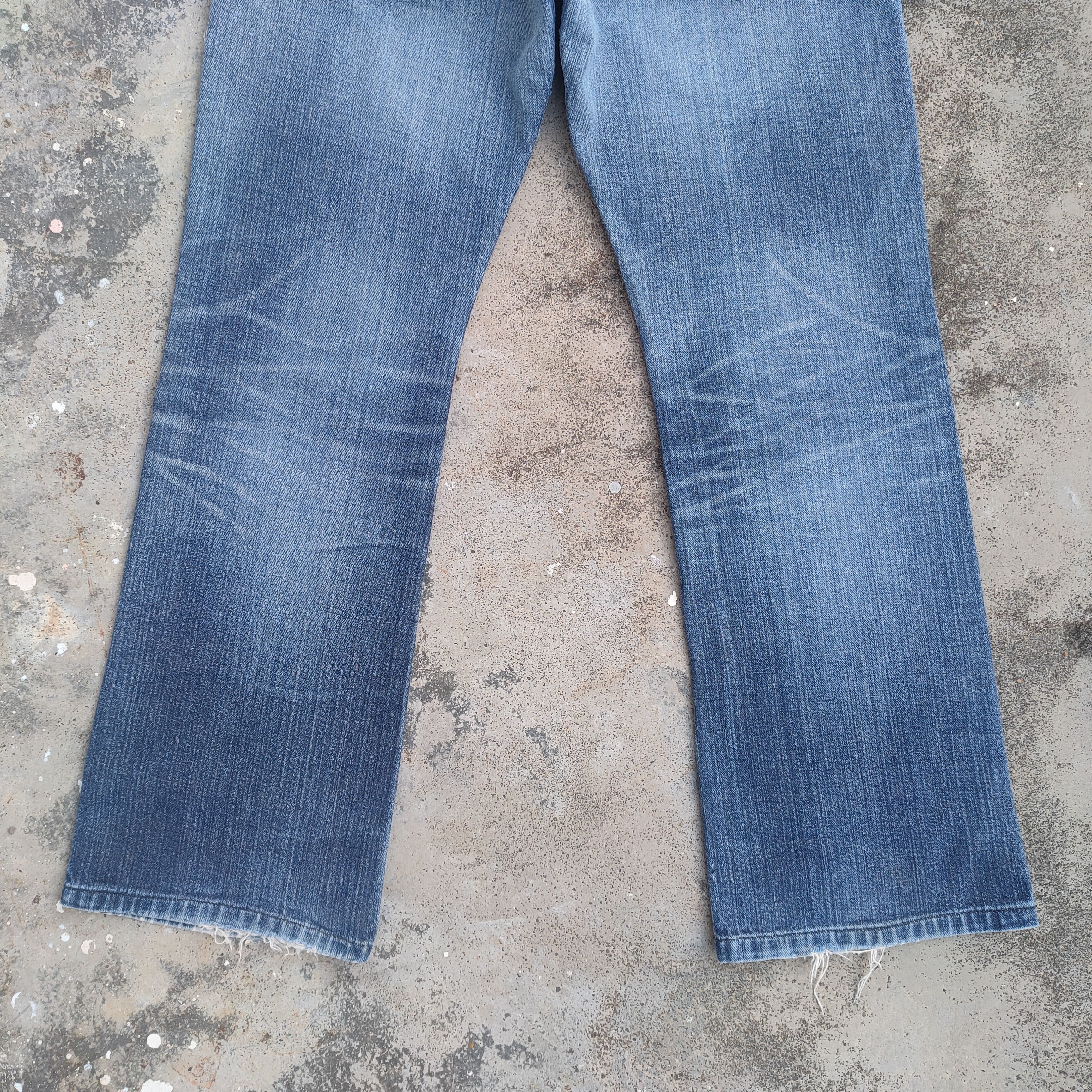 Lee VINTAGE LEE FLARE FADED JEANS DENIM PANTS Size US 31 - 9 Thumbnail