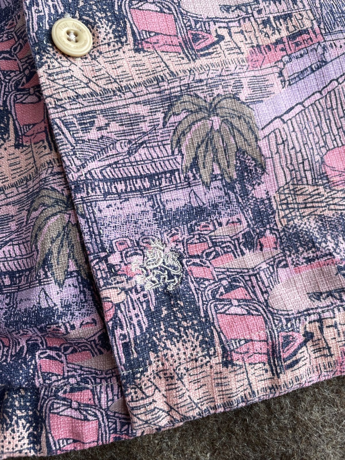 Nat Nast Nat Nast Silk Shirt Size US M / EU 48-50 / 2 - 6 Thumbnail