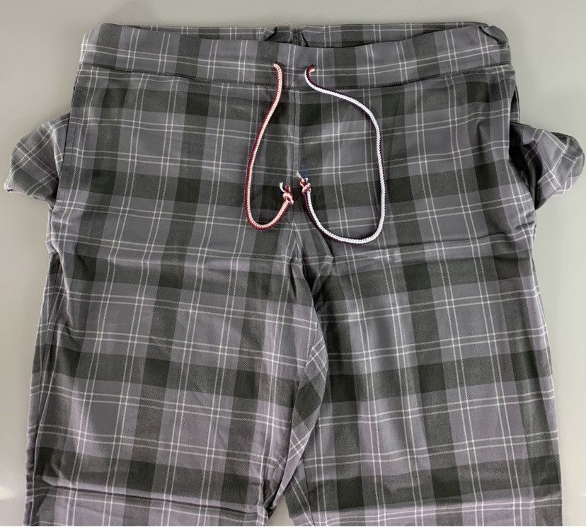 Thom Browne Thom Browne grey/lt grey flannel windowpane check 1 NWT Size US 35 - 13 Thumbnail