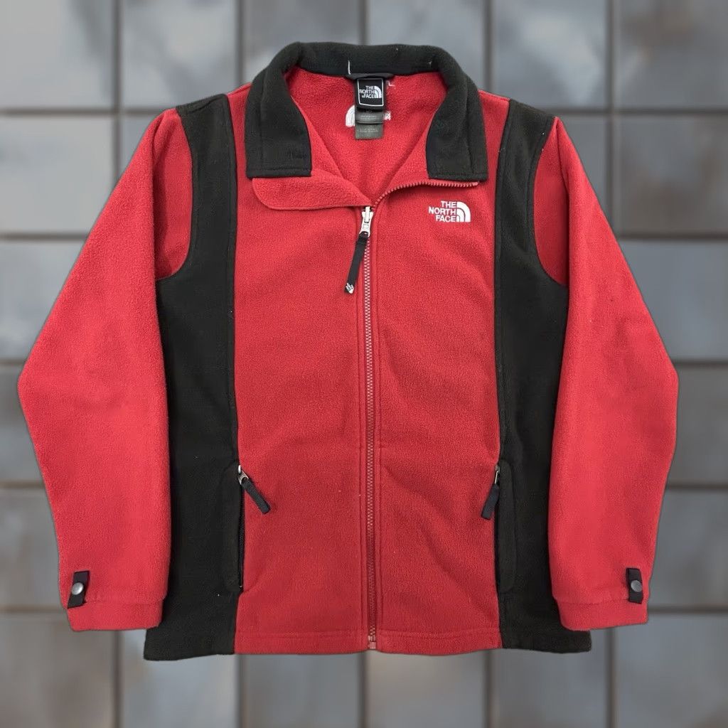 The North Face VINTAGE The North Face Fleece Jacket Unisex Adults Small Red Bomber Jacket 80s 90s Gorp Hiking Casual Size US S / EU 44-46 / 1 - 1 Thumbnail