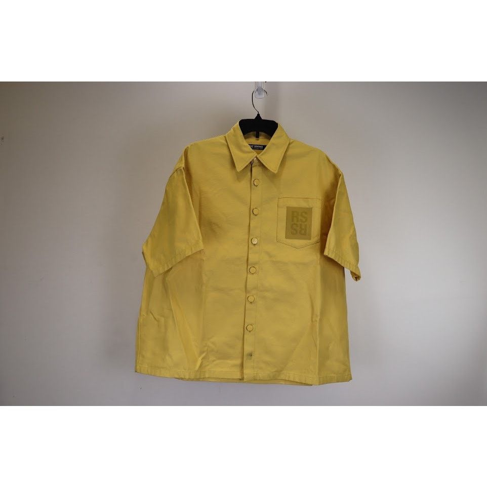 Raf Simons o1rshd1 Camicia Oversized Short Sleeved Shirt in Yellow Size US XS / EU 42 / 0 - 2 Thumbnail