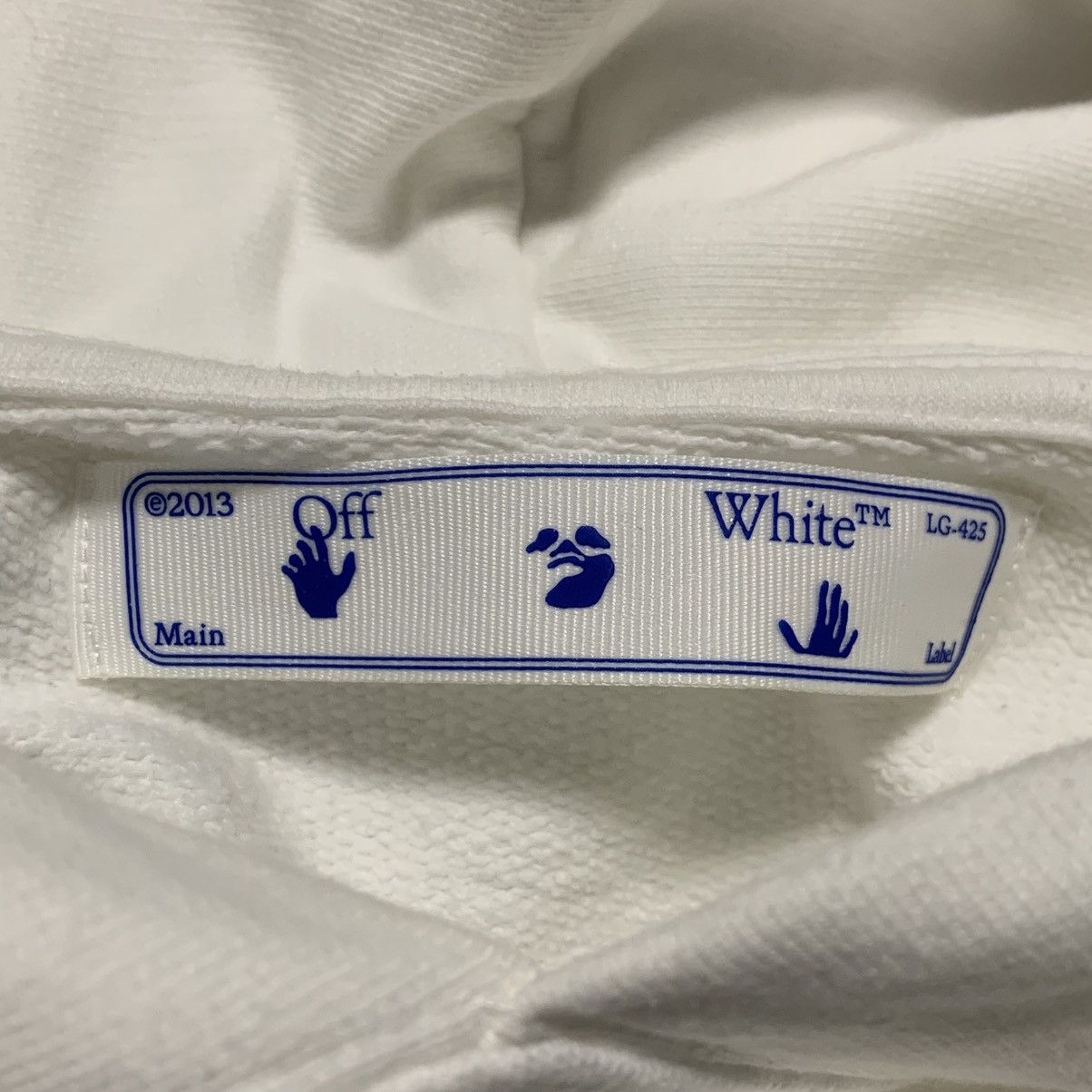 Off-White Off White XS Mona Lisa White Hoodie Virgil Abloh Size US XS / EU 42 / 0 - 7 Thumbnail