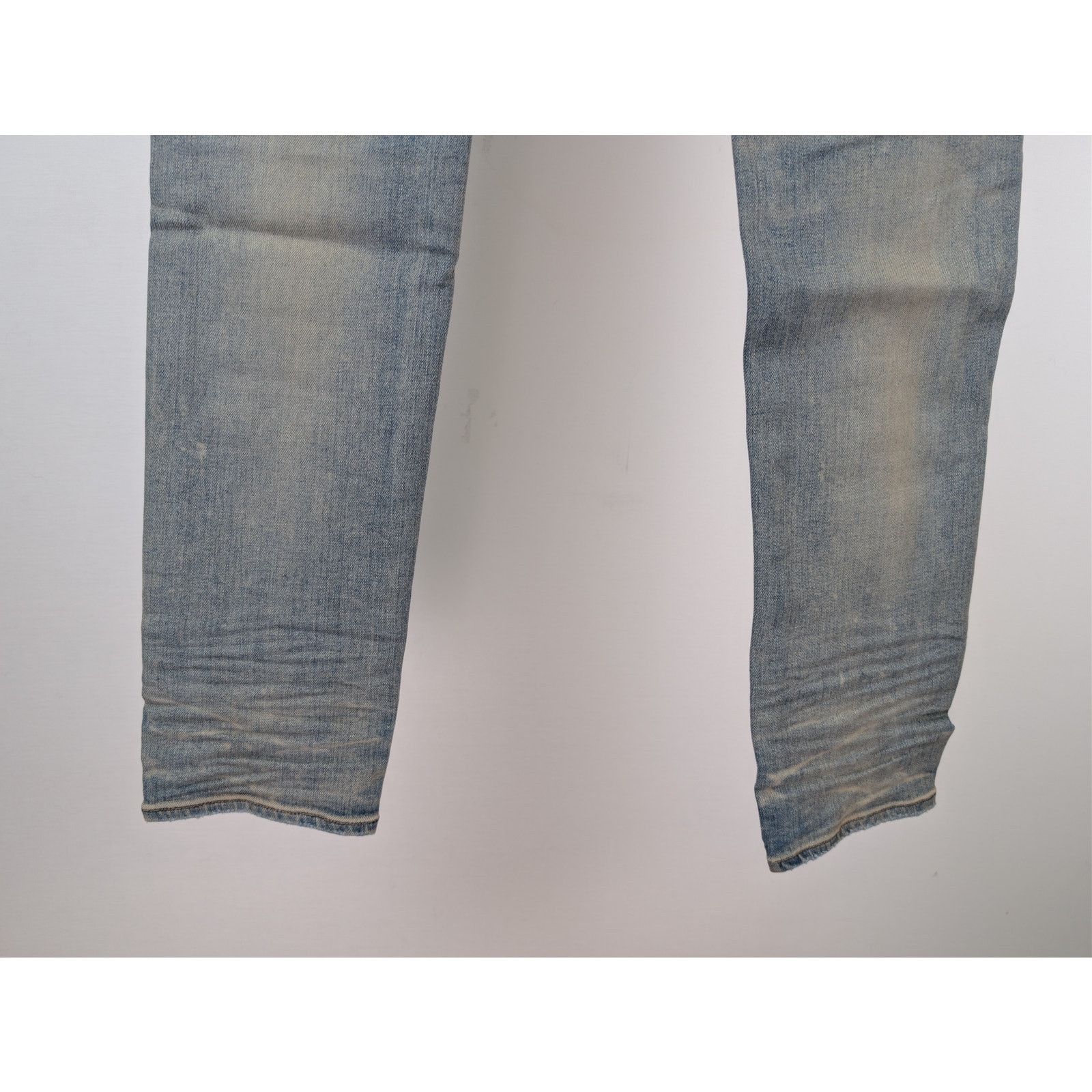 Amiri o1rshd1 Old English Logo Jean Denim Jeans Clay Indigo Size US 34 / EU 50 - 14 Thumbnail
