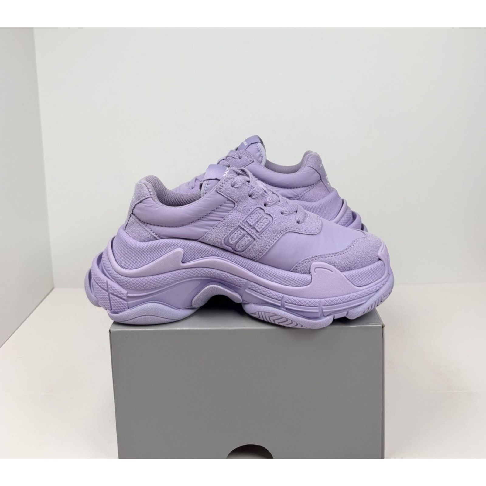 Balenciaga Size 34EU/4W - Balenciaga Triple S Nylon Lilac Size US 4 / IT 34 - 5 Thumbnail