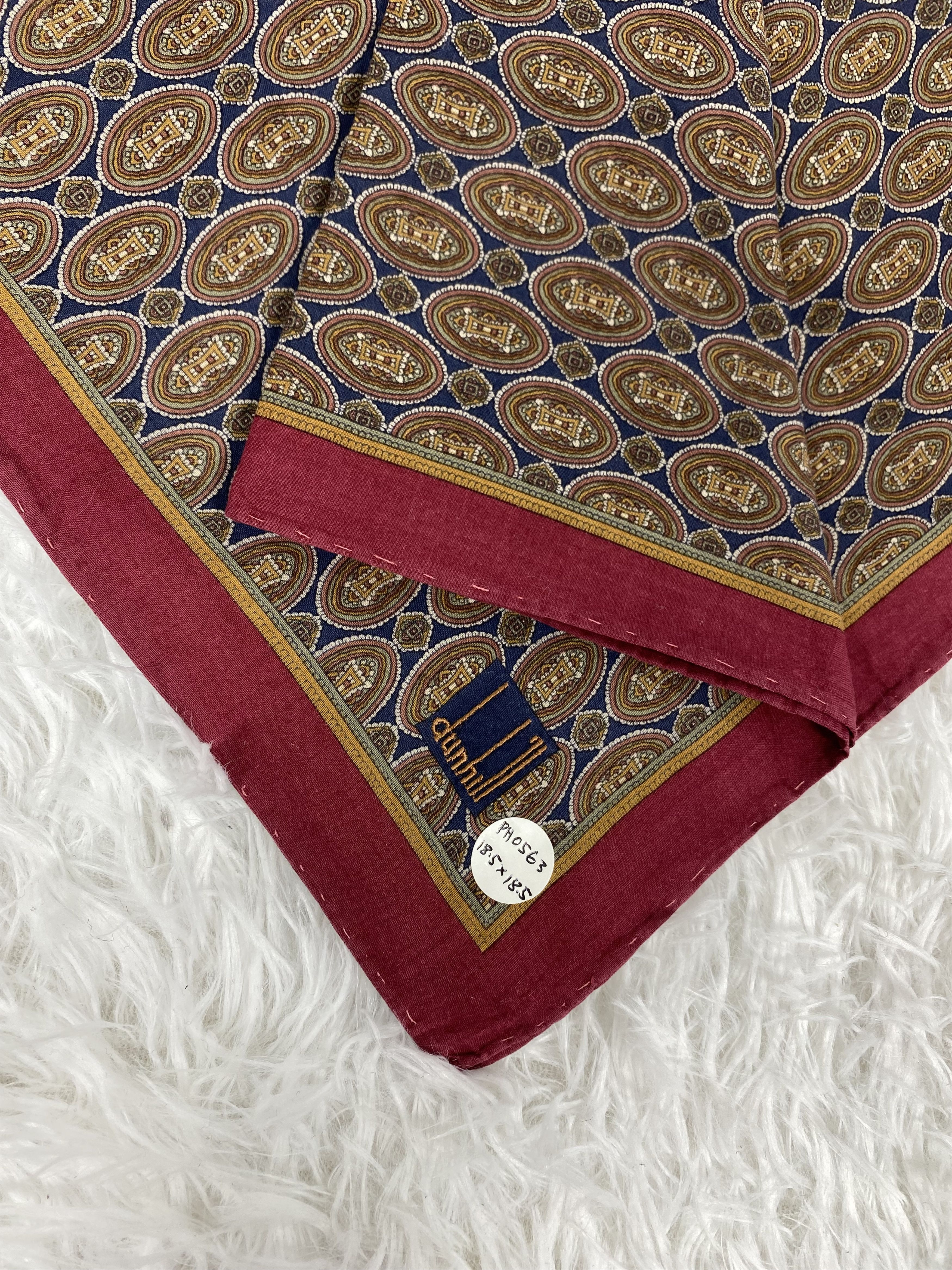 Alfred Dunhill Vintage Dunhill Handkerchief Neckerchief PH0563 Size ONE SIZE - 2 Thumbnail