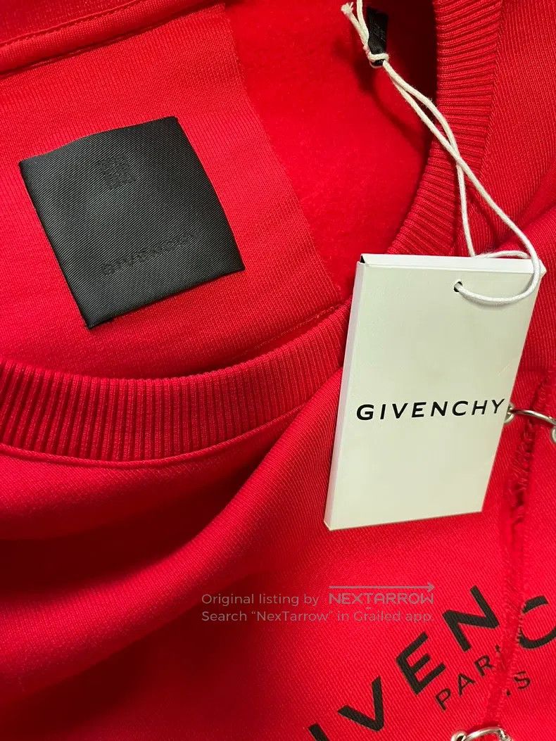 Givenchy Givenchy Logo lettering print round ring embellished hoode Size US M / EU 48-50 / 2 - 7 Thumbnail
