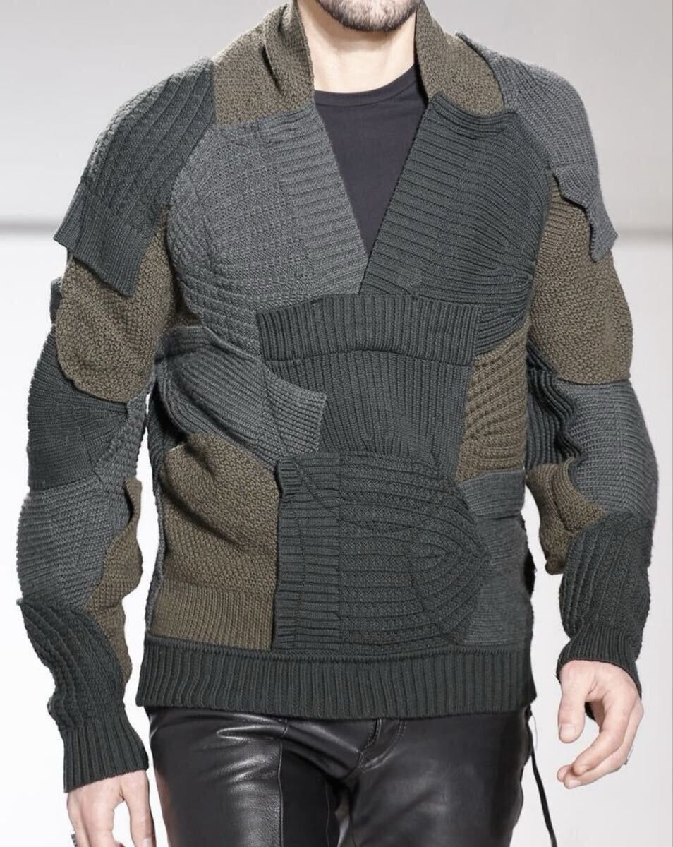 Maison Margiela AW13 Artisanal Reconstructed Beanie Sweater Size US M / EU 48-50 / 2 - 5 Thumbnail