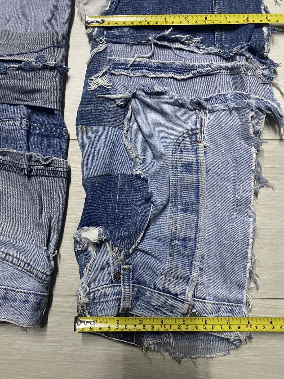 Levi's Crazy Levis 502 Sashiko Bro Patches Custom Jeans Size US 32 / EU 48 - 19 Thumbnail