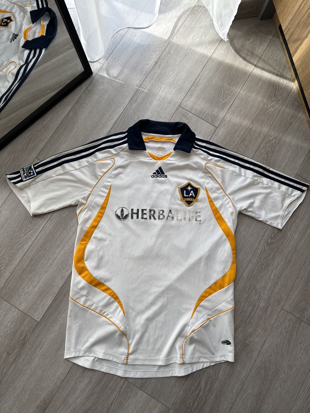 Adidas Adidas Vintage David Beckham 2007 LA Galaxy MLS Football Kit Size US M / EU 48-50 / 2 - 6 Thumbnail