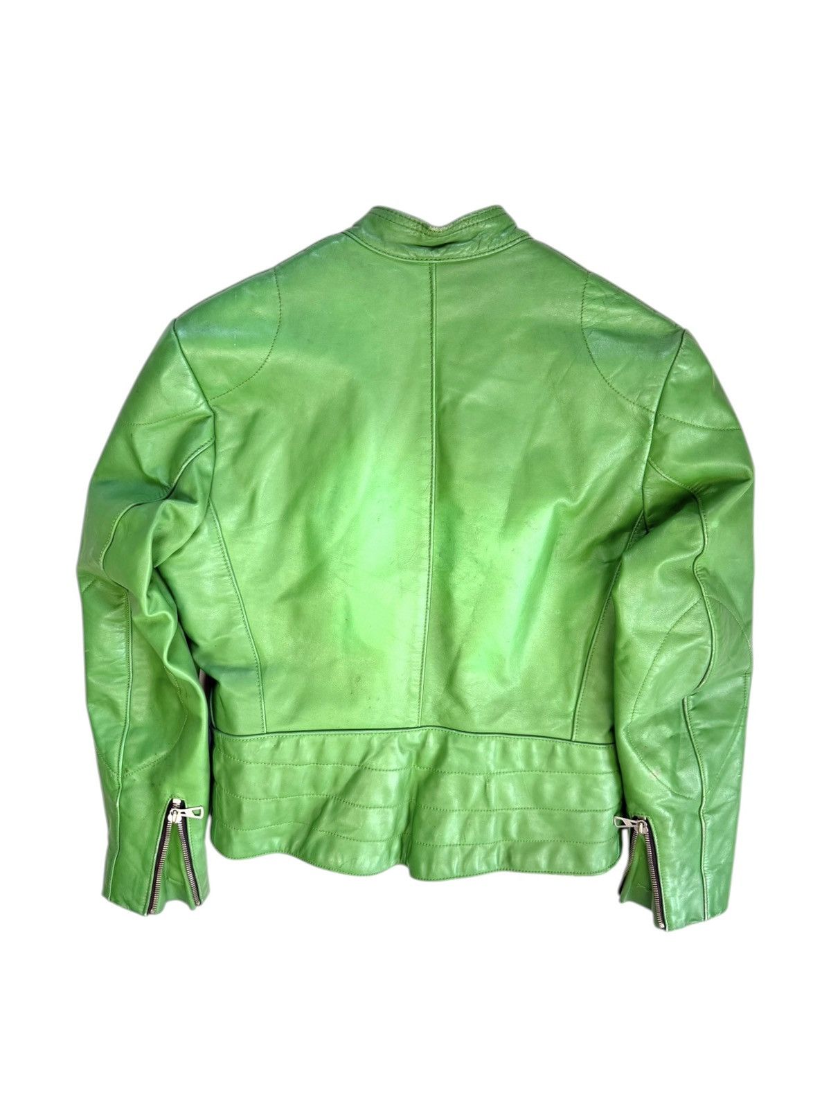 Genuine Leather 70-80 Harro Motorcycle Racing Vintage Leather Jacket Size US S / EU 44-46 / 1 - 2 Thumbnail