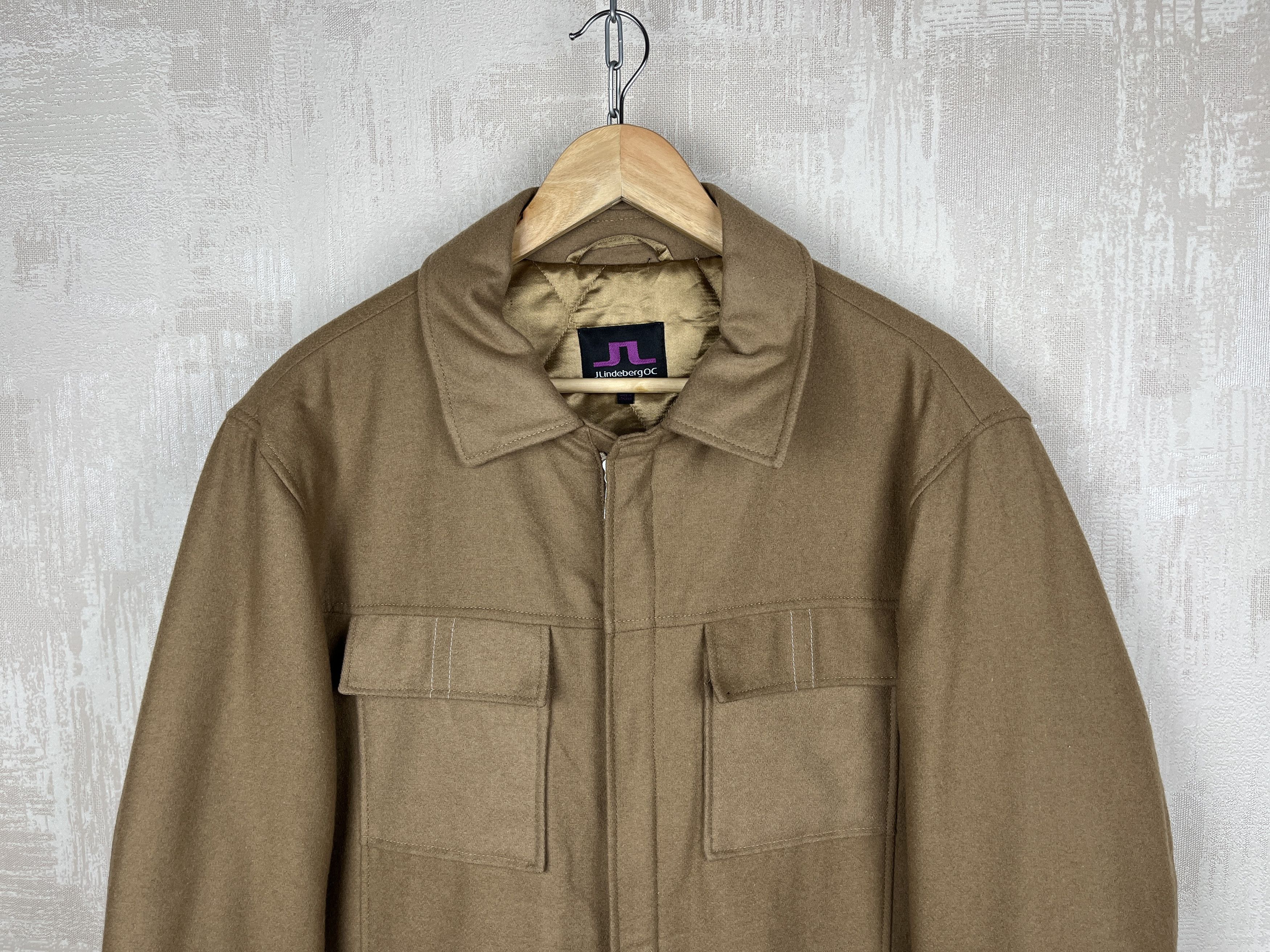 J.Lindeberg J. Lindeberg On Course Wool Blend Sport Coat Jacket Camel Size US L / EU 52-54 / 3 - 4 Thumbnail