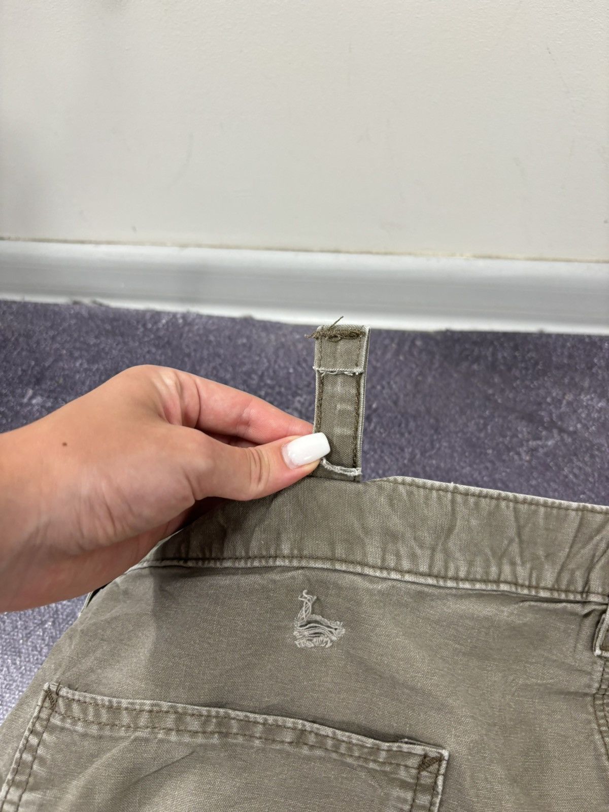 Carhartt Vintage Carhartt Original Dungaree Fit Carpenter Baggy Pants Size US 42 / EU 58 - 8 Thumbnail