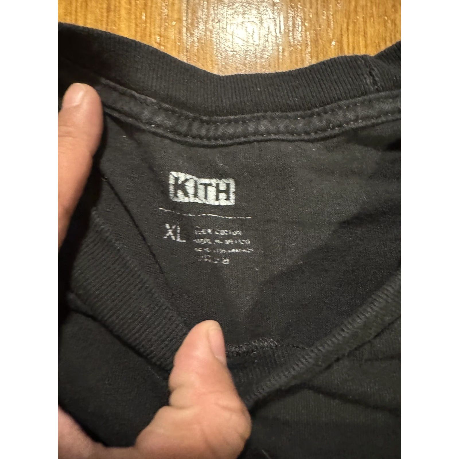 Kith KITH Shirt Men’s XL Black 100% Cotton Ribbed “Got Milk” Crew Neck Long Sleeve T-Shirt Mens Size US XL / EU 56 / 4 - 4 Thumbnail