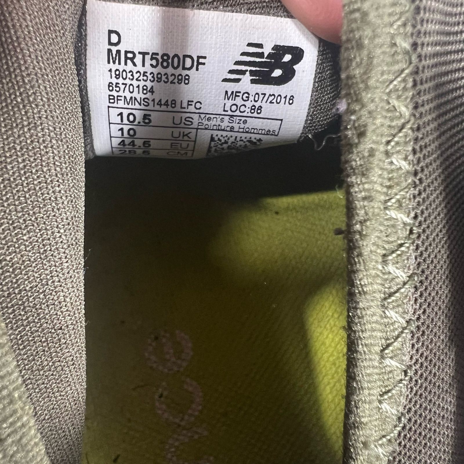 New Balance New balance 580 reengineered olive Green Mens 10.5 Size US 10.5 / EU 43-44 - 8 Thumbnail