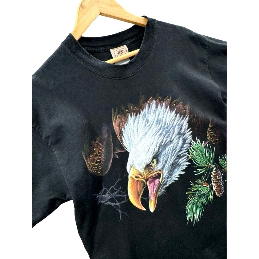 Habitat × Vintage 2000's Habitat Eagle Nature Animal Graphic T-Shirt Size US L / EU 52-54 / 3 - 4 Thumbnail