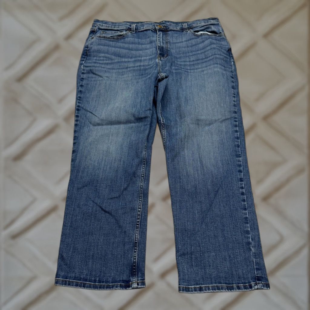 Vintage L.L. Bean Jeans Mens 40x28 Blue BeanFlex Classic Fit Denim Straight Leg Cotton Size US 40 / EU 56 - 1 Thumbnail
