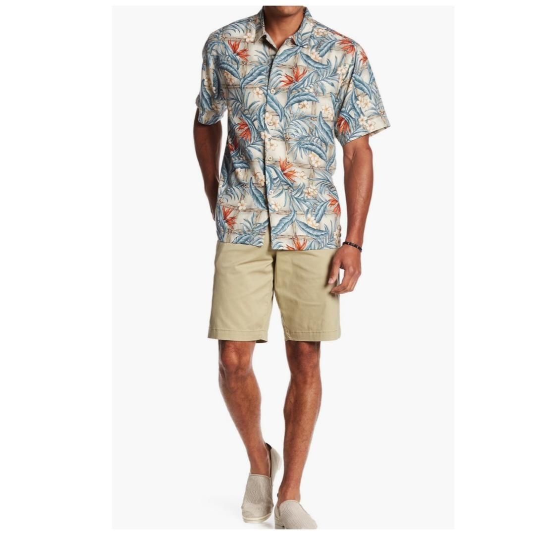 Tommy Bahama Tommy Bahama Mens Khaki Sail Pockets Chino Shorts Sz 32 NEW Size US 32 / EU 48 - 8 Thumbnail