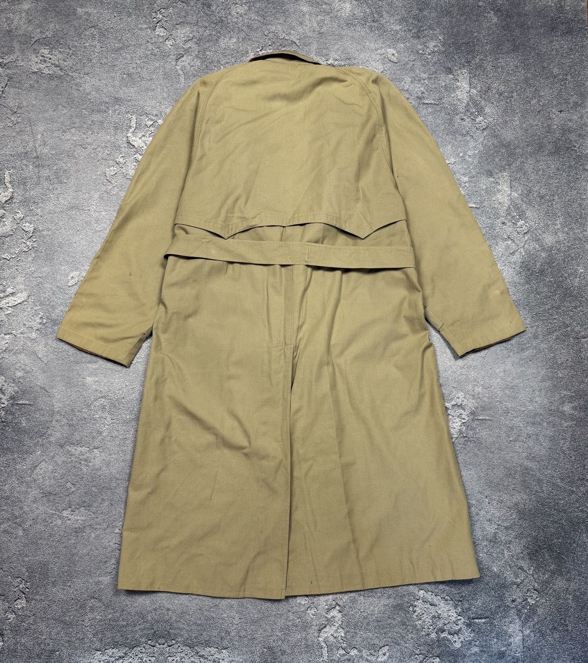 Herno × Vintage Vintage Herno Navy Trench Coat Jacket Size US L / EU 52-54 / 3 - 5 Thumbnail