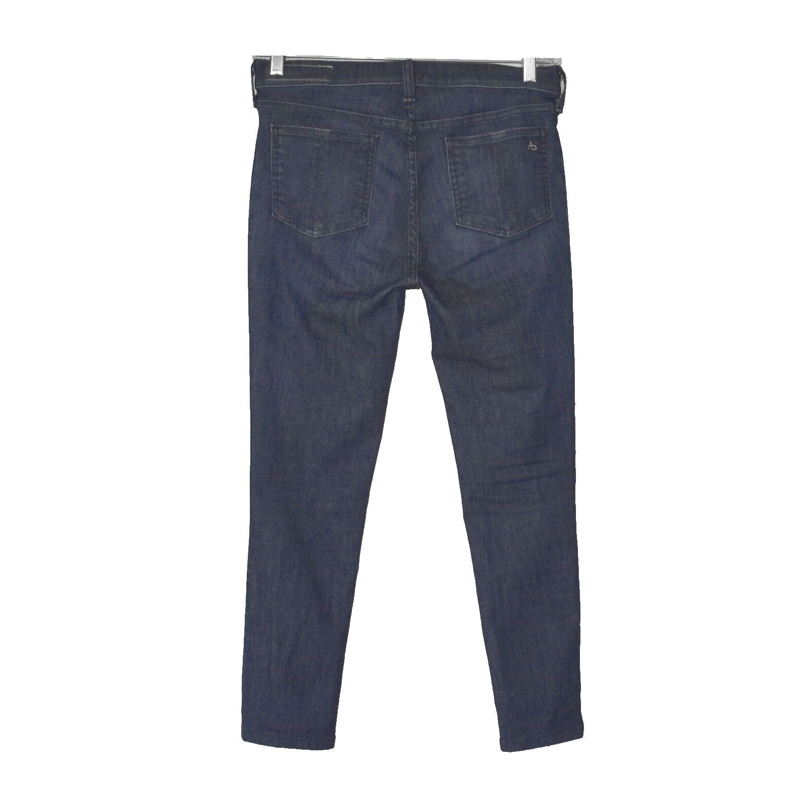 Rag & Bone RAG & BONE Tonal River Mid Rise Ankle Skinny Jeans Size 30 Size 30" / US 8 / IT 44 - 2 Thumbnail