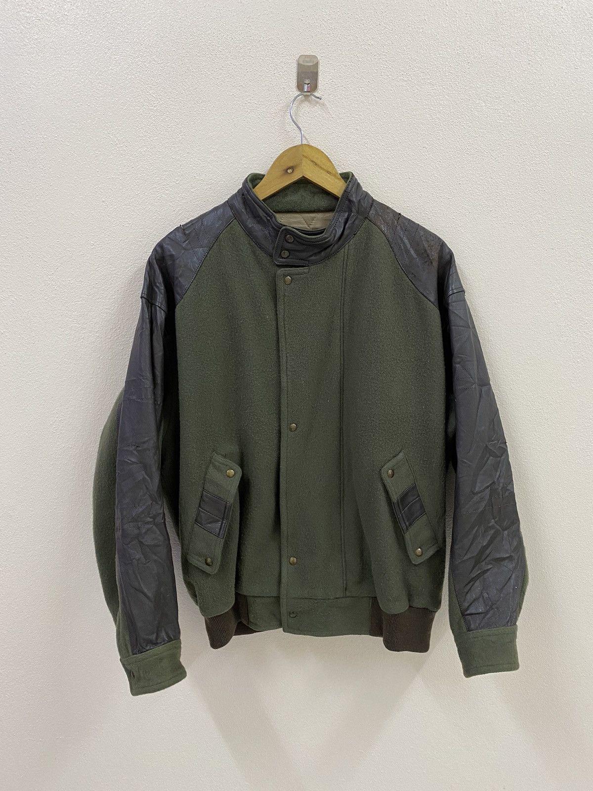 Vintage Vtg Henri Luc Chapuis Mens Jacket Wool Size US L / EU 52-54 / 3 - 2 Thumbnail