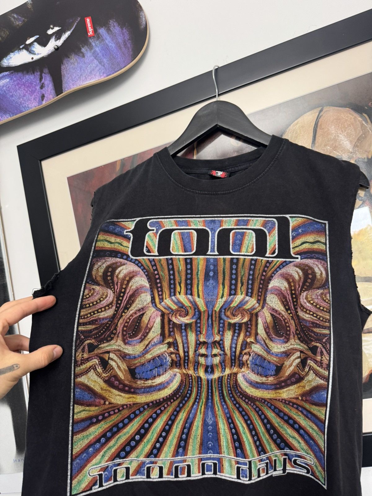 Band Tees Vintage Tool 10000 Days Band Tee Sleeveless Tank Top Metal Size US M / EU 48-50 / 2 - 2 Thumbnail
