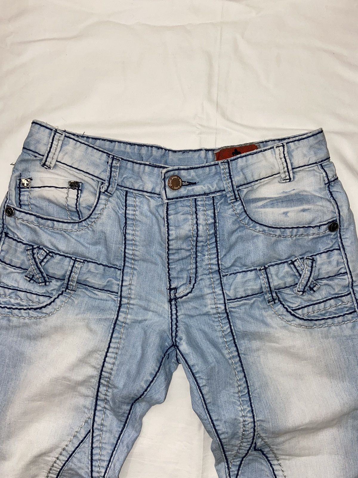 Affliction Vintage Highness Y2K Jeans Affliction Denim Pants Japanese Size US 32 / EU 48 - 3 Thumbnail