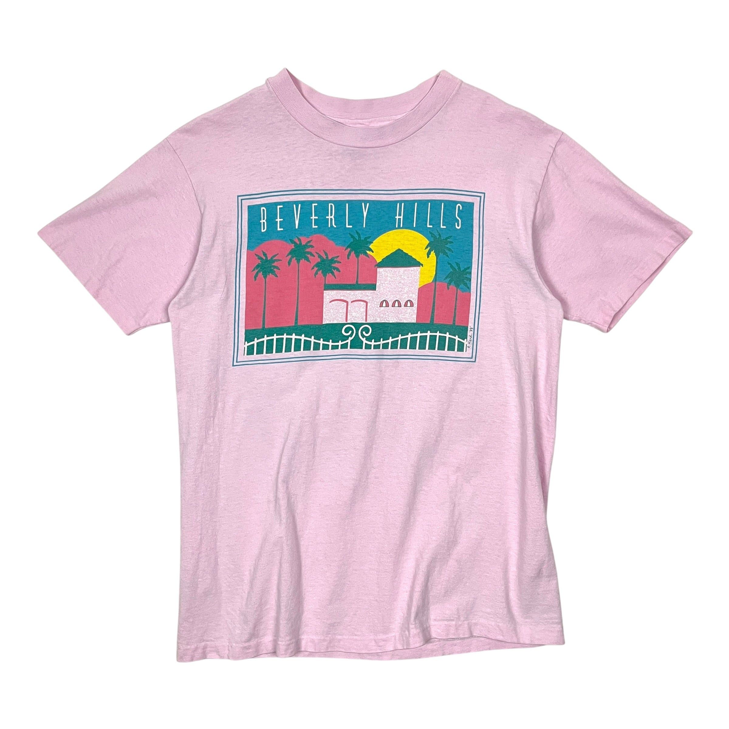 Vintage 1988 Beverly Hills USA Made Tee - Size L Size US L / EU 52-54 / 3 - 1 Thumbnail