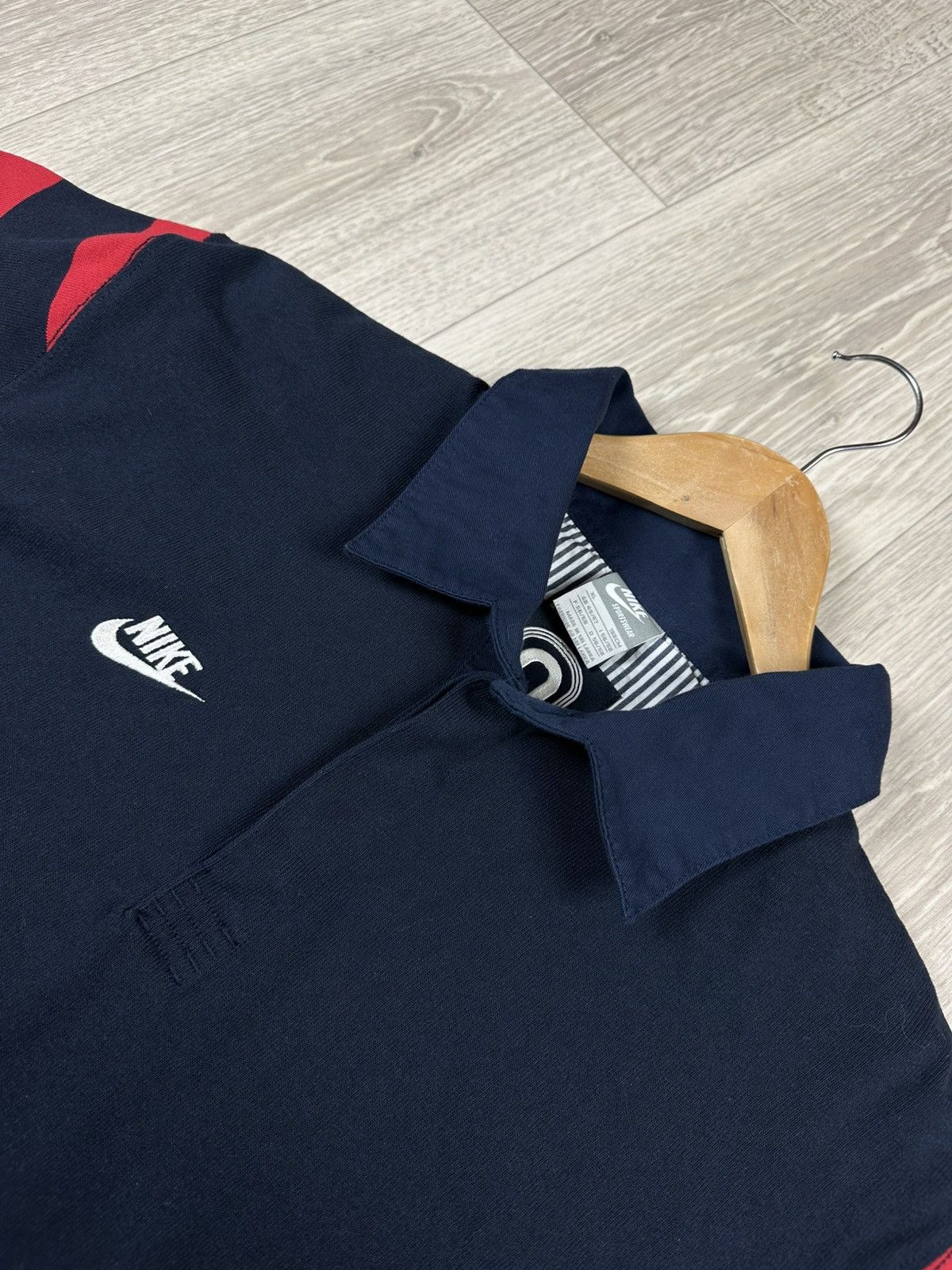 Vintage Vintage Nike Rugby Polo Sweatshirt Spell Oregon USA Y2K Size US XL / EU 56 / 4 - 5 Thumbnail