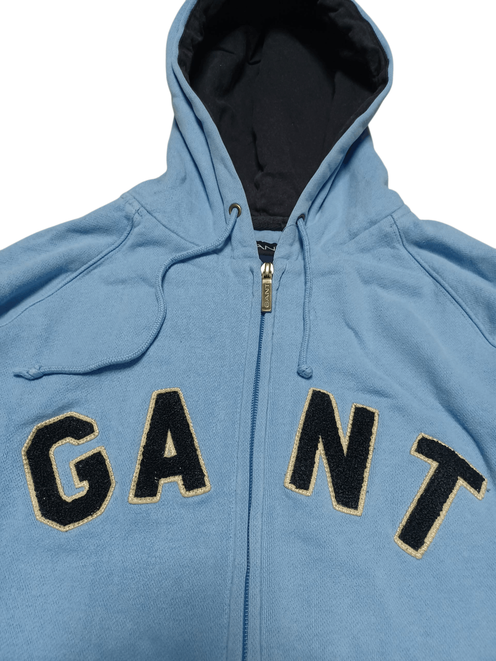 Gant GANT VINTAGE FIRE BIG LOGO EMBROIDERED ZIP HOODIE Size US XL / EU 56 / 4 - 2 Thumbnail
