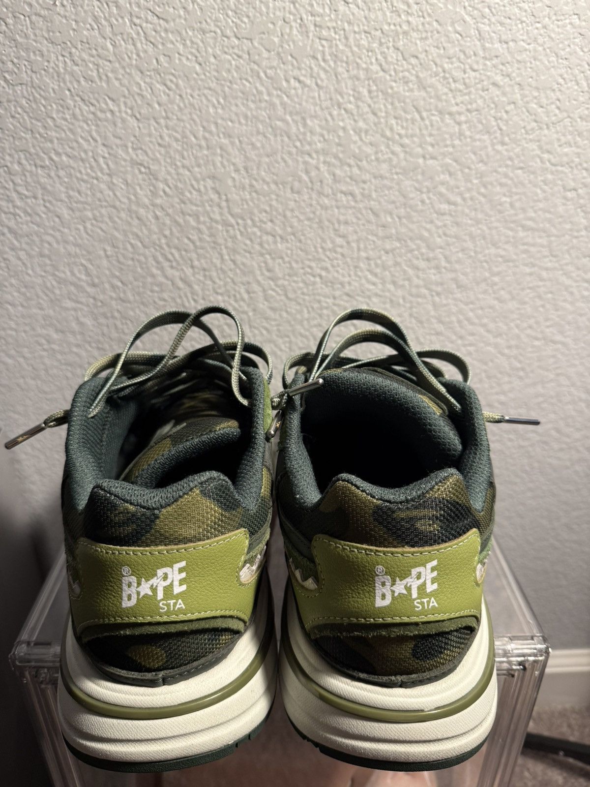 Bape A Bathing Ape Shark Sta #1 Green Size US 9 / EU 42 - 2 Thumbnail