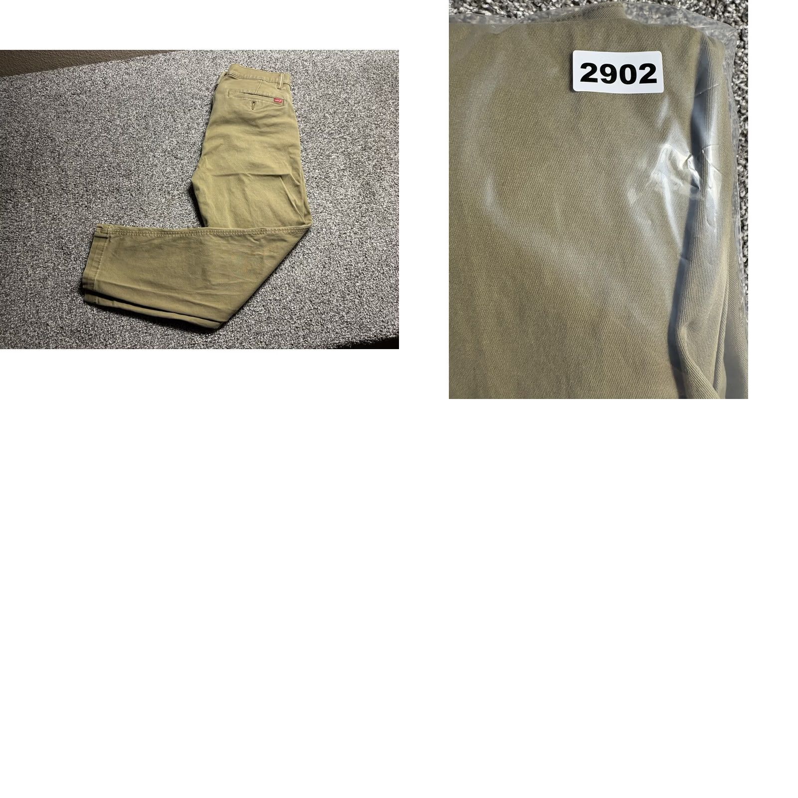 Levi's Levi's XX Chino Pants Mens 36x32 Brown Regular Taper Fit Stretch Red Tab Chino Jeans Casual Men 36 Brown 32in Inseam Vintage: No Size US 36 / EU 52 - 9 Thumbnail