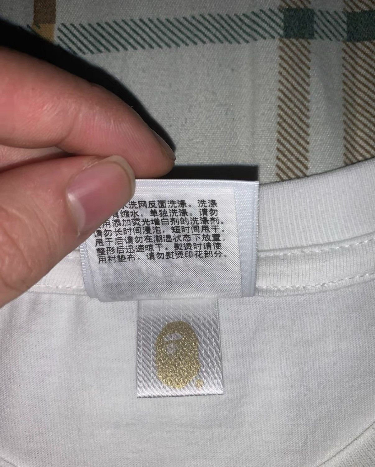Bape BAPE OG Nigo era white short-sleeve tee Size US L / EU 52-54 / 3 - 7 Thumbnail