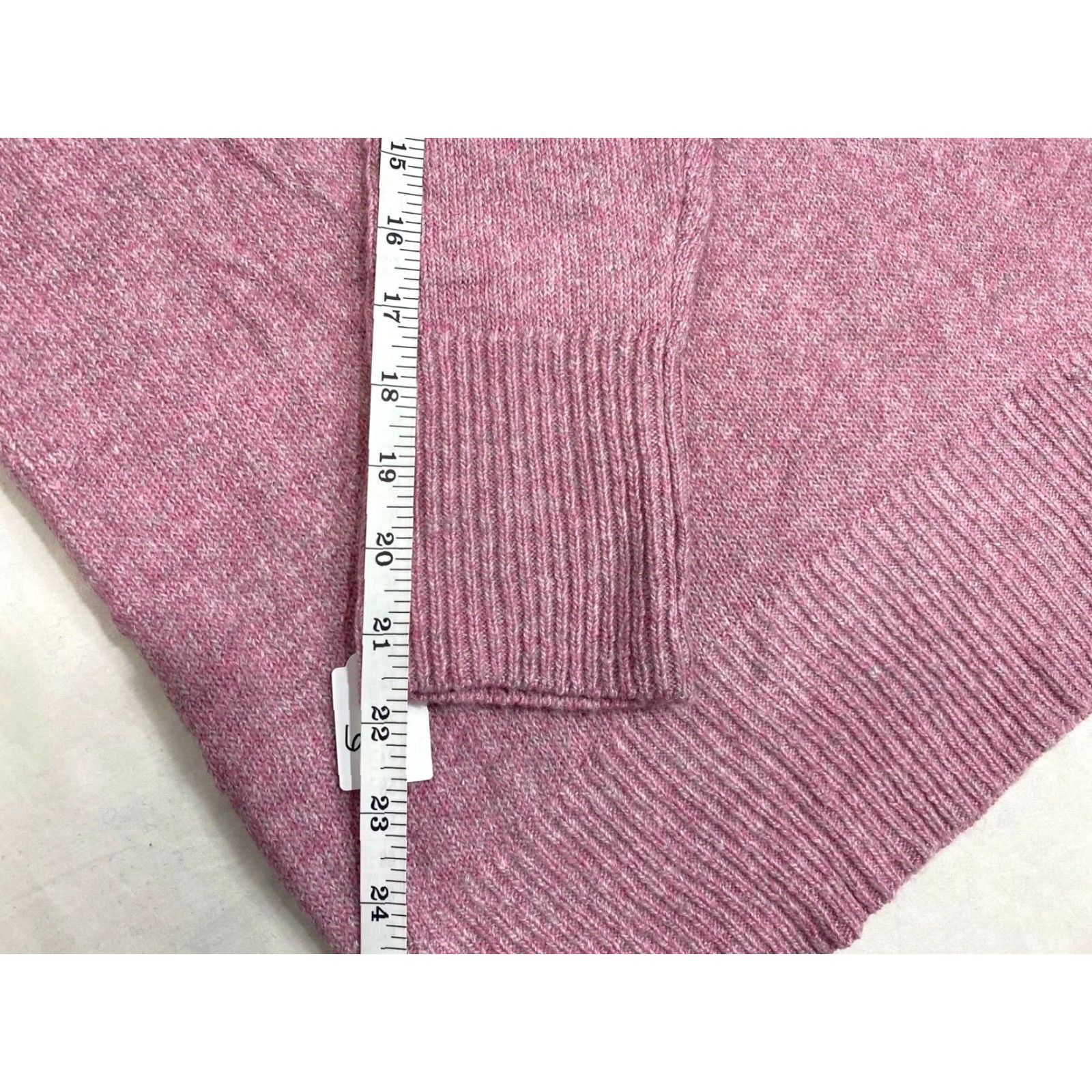 Ellen Tracy NWT Ellen Tracy Pink Round Neck Pullover Sweater M Women Cable-Knit Knit Cotton Blend Long Sleeve Pullover Size M / US 6-8 / IT 42-44 - 7 Thumbnail