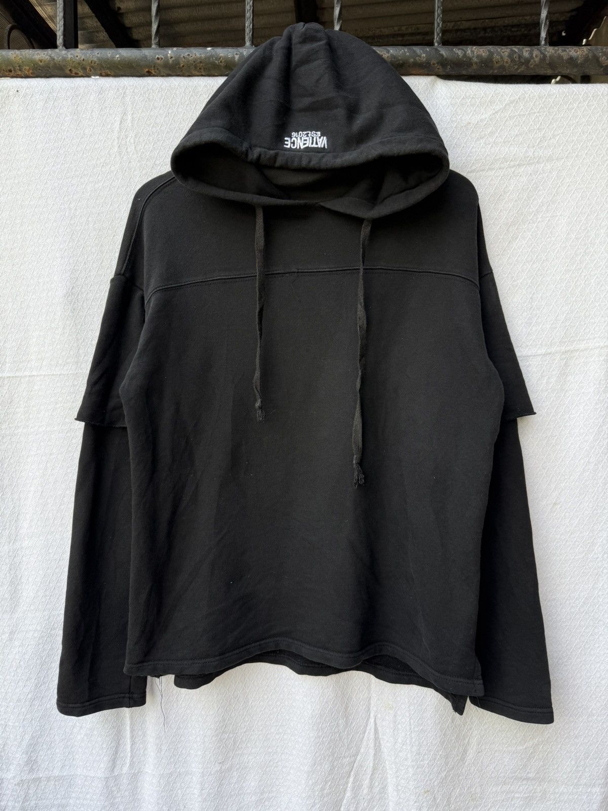 Hysteric Glamour Vatience Doubel Layer Balaclava Black Blank Hoodie Size US L / EU 52-54 / 3 - 1 Thumbnail