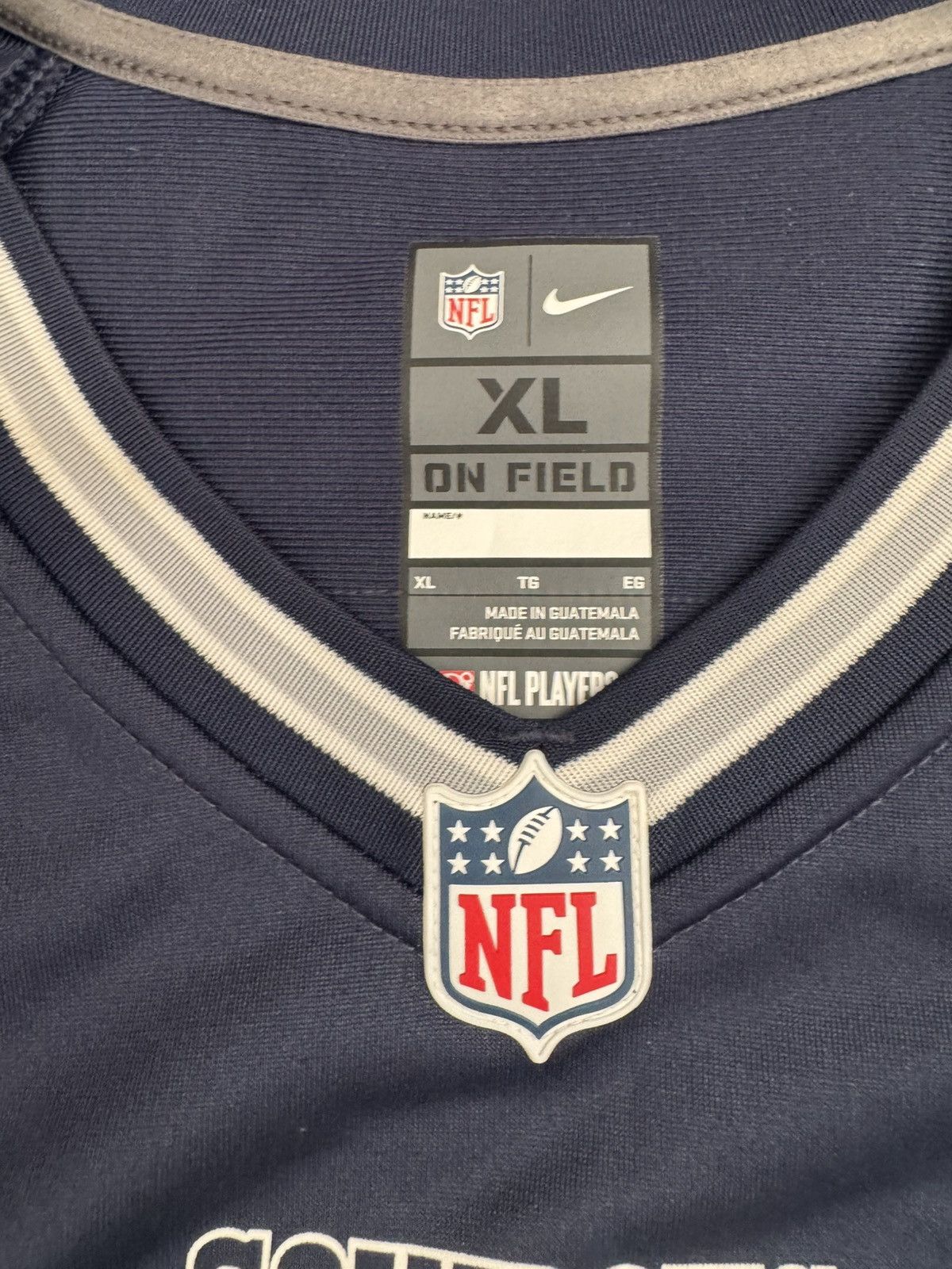 Nike Dallas Cowboys Ezekiel Elliot #21 NFL On Field Home Jersey Size US XL / EU 56 / 4 - 4 Thumbnail