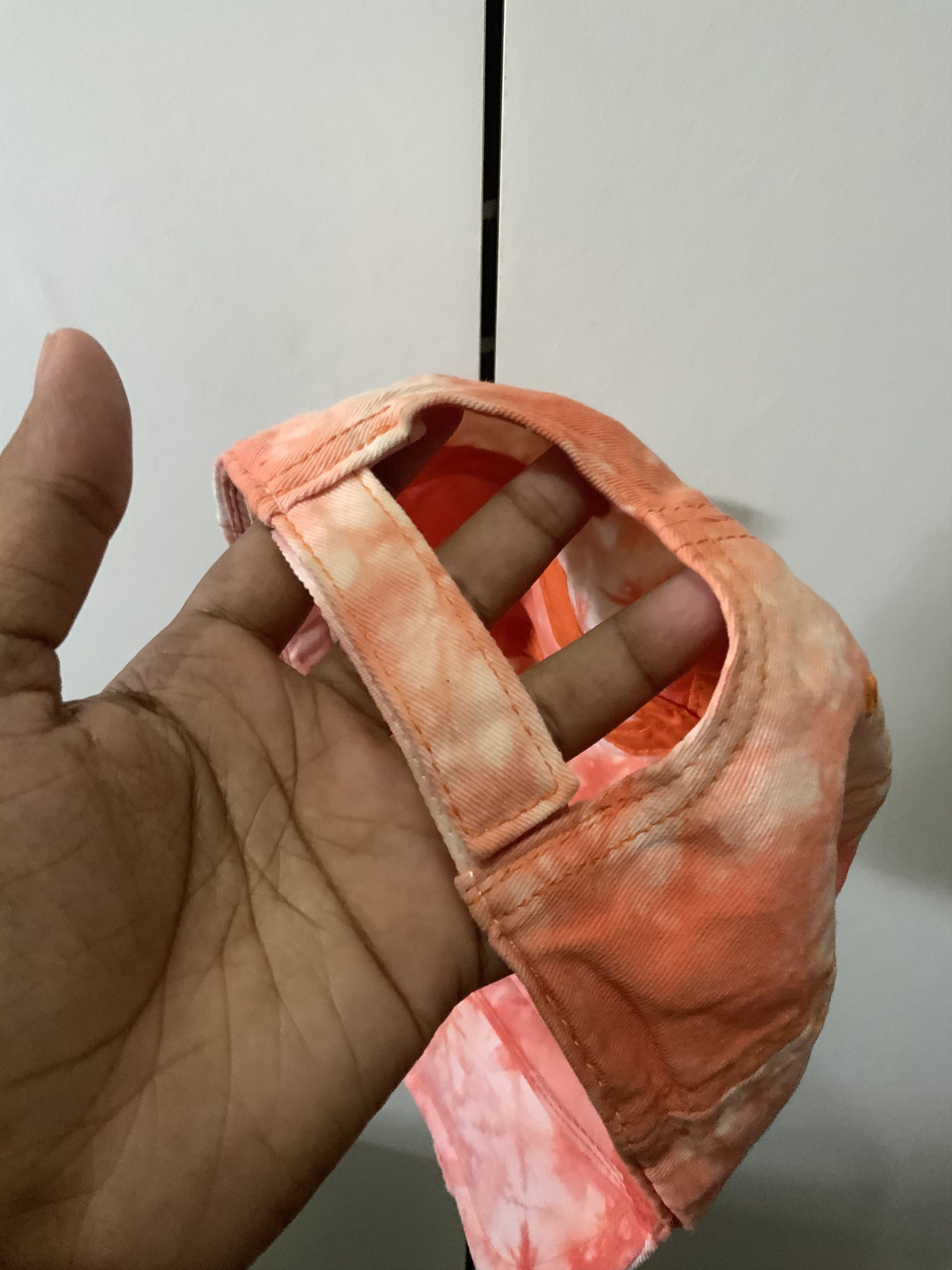 If Six Was Nine Crush Orange Tie Dye Hat Size ONE SIZE - 10 Thumbnail