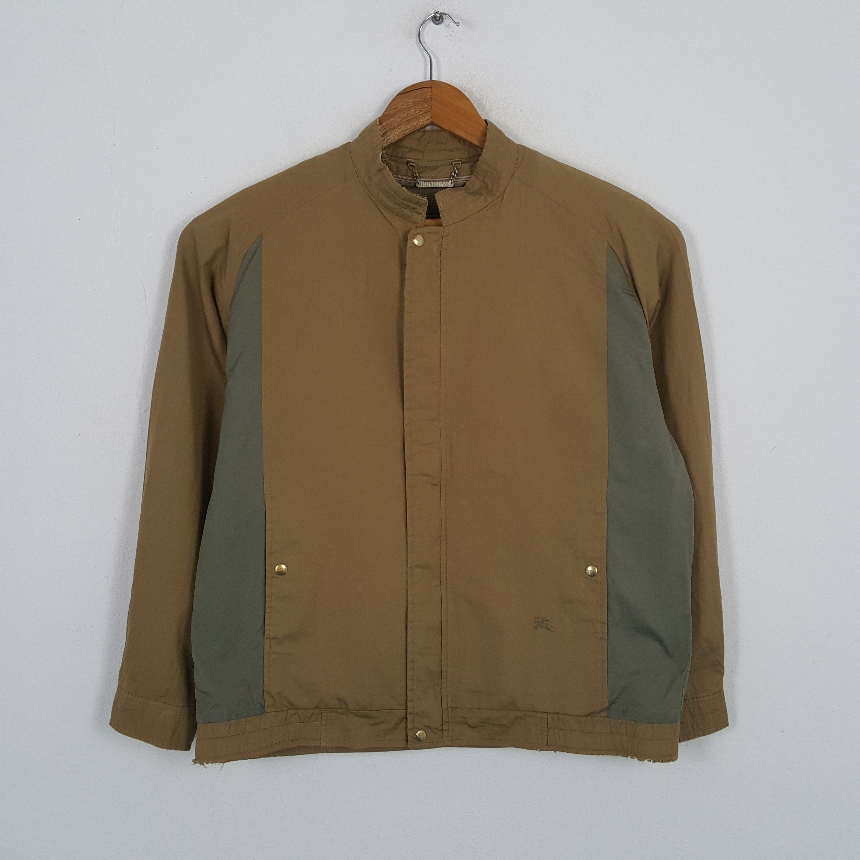 Burberry × Vintage Vintage BURBERRYS Fashion Brand Bombers Custom Jacket Size US M / EU 48-50 / 2 - 3 Thumbnail