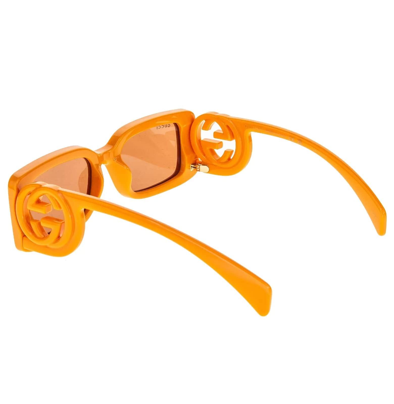 Gucci GUCCI Couture 1325 Orange GG Logo 008 Narrow Fashion GG1325S Size ONE SIZE - 3 Thumbnail