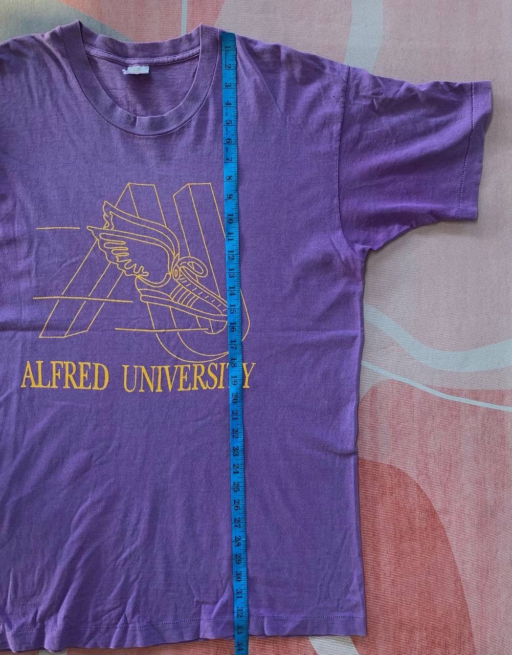 Vintage Rare Distressed Vintage Alfred University Quotes Tees Size US XL / EU 56 / 4 - 15 Thumbnail